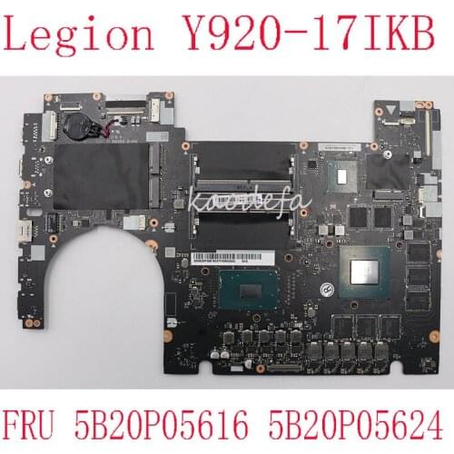 Y920-17IKB Motherboard Mainboard For Legion Y920-17IKB Laptop 80YW 5B20P05616 5B20P05624 I7-7820 HK GTX 1070 8G DDR4 100% OK