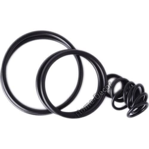 10 PCS Oil Resistant 5.7 mm (Wire Diameter) Butyronitrile O-Ring Rubber Sealing Ring O.D 30-270mm for Oil sealing , Waterproof