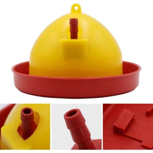 2 pcs Poultry Floor Automatic Chicken Drinker Trough Food Chicken Breeding Feeding Watering Supply Bird Feeders feeding Trough