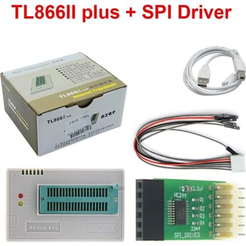 2021 Original TL866II Plus Universal Programmer USB Interface With Adapters Support Nand Flash AVR PIC BIOS Chip Programming