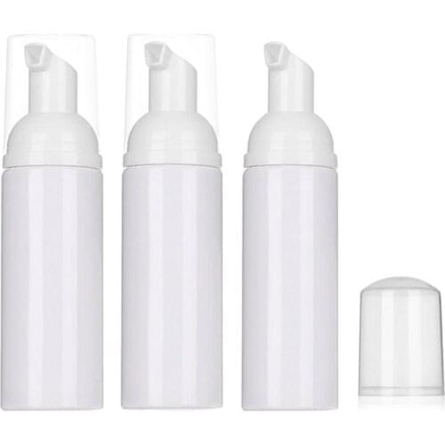 3pcs Plastic Foaming Pump Bottles 60ml Soap Dispenser Travel Size for Cleaning Bottle Dispenser