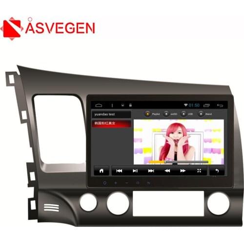 Asvegen 2G 32GB Octa Core Car Vedio Player For Honda Civic 2006-2011 Car 2 din Car Stereo Multimedia PC head Unit GPS Navigation