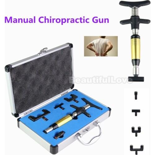 Chiropractic Massage Gun Spine Back Instrument 6 Levels Adjust Vertebration Tools Chiropractic Massage