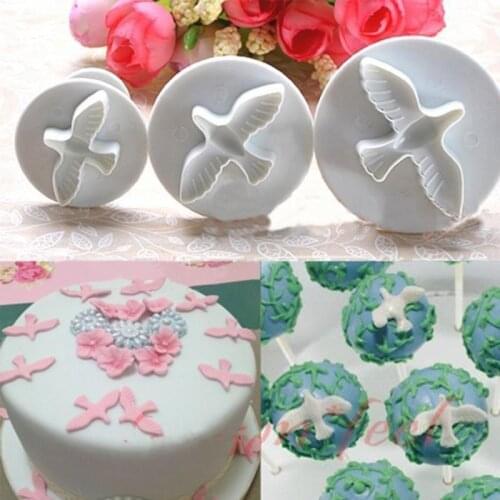Dove Cake Decorating Tools Cookie Plunger Cutter Mold Sugarcraft Fondant cake molds Gift