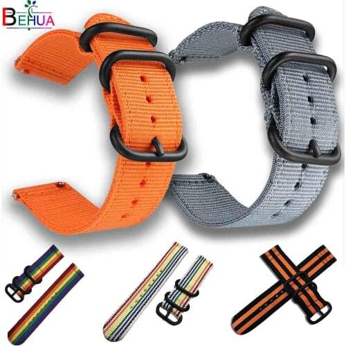 Gear s2 Classic nylon sport watch band For Galaxy watch active band/Galaxy 42mm Army Green colorful smart Wrist Strap Bands