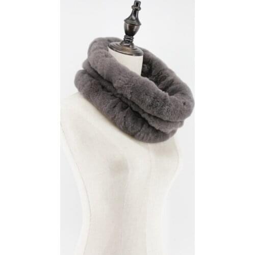 2020 real rex-rabbit fur circle Scarf Scarves Wraps snoods free shipping