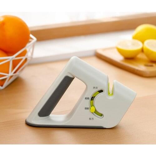 Kitchen Chef Knife Scissors Sharpener Easy Sharpening With Slip Resistant Grip Sharpener for Kitchen TN88