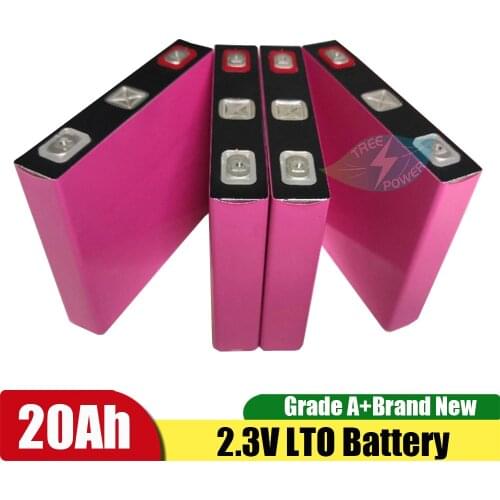 Lithium Titanate Battery 2.4V 20AH LTO Baterie for Diy 36V 48V Power Supply Large Gas Electric Hybrid Electric Vehicle Car Bus
