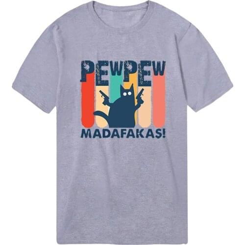 Mans Pew Madafakas T-shirts Summer Hip Hop Cotton New Tshirts Funny Clothing Tees Tops Male Outdoor Military Camiseta Homme