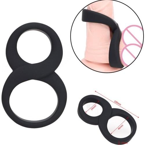 Man Delay Ejaculation Cock Rings Chastity Device Penis Rings Male Masturbator Endurance Exercise Glans Stimulate Adult Sex Toys