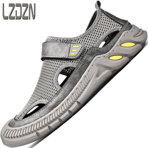 Summer Shoes Mens Fashion Mens Shoes Leather Slipper Sandals Sports Summer Sandalias Hombre Chaussure Homme