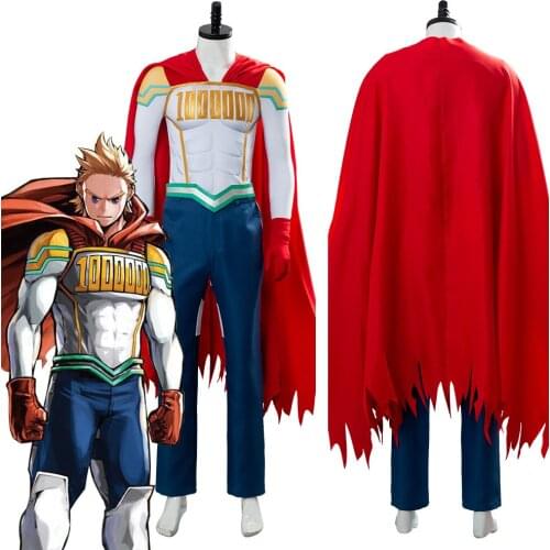 My Hero Academia Boku no Hero Academia Lemillion Million Mirio Togata Uniform Cloak Suit Costume Halloween Carnival