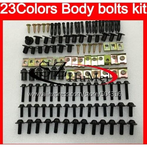 Fairing bolts full screw kit For SUZUKI RGV250 VJ22 RGV 250 90 91 92 93 94 95 1990 1991 1992 93 1995 Windscreen bolt screws Nuts