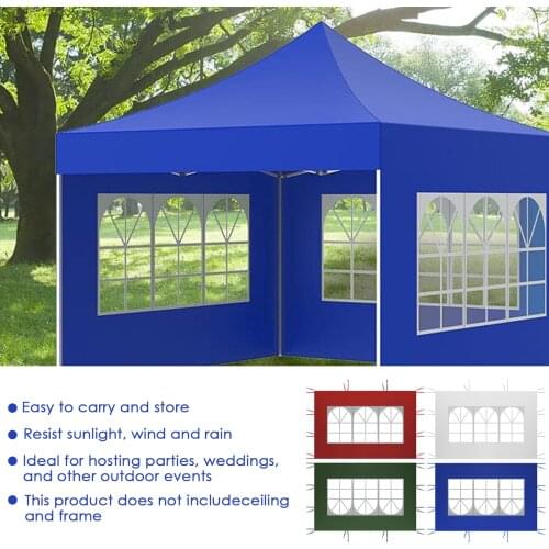 Tent Cloth Sunshade Frameless Folding Waterproof Translucent Camping Outdoor Gazebo Side Panel Tarpaulin Garden Shade Tent Cloth