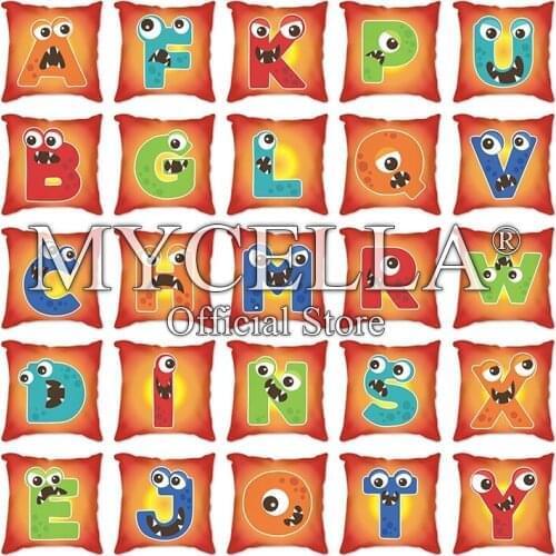 Letters Deer Bear Boar Zebra Dog Wolf Cushion Cover Animal Decorative Cover Pillows Decoration Pillowcase Sofa Car Home Decor