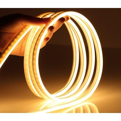 Dimmable Flexible Neon LED Light Strips DC12V DIY For Home Christmas Holiday Decoration Lights Tape Touch Dimmer Backlight Lamp