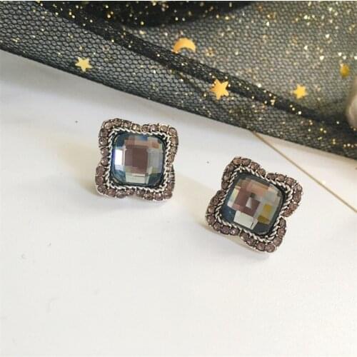 New arrival star star earring pattern crystal earrings fashionable creative gift flower earrings statement earrings for women