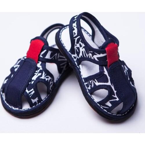 Chinese Traditional Cotton Soles Summer Scandals for Baby Boys and Girls Children Casual Shoes Kids China Style Embroidery Shoes