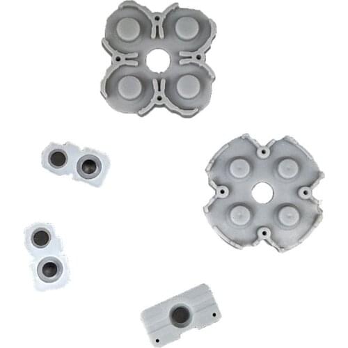 Replacement Conductive Pad Controller Buttons Contact Soft Rubber Conductive Rubber Pads for PlayStation 5 PS5