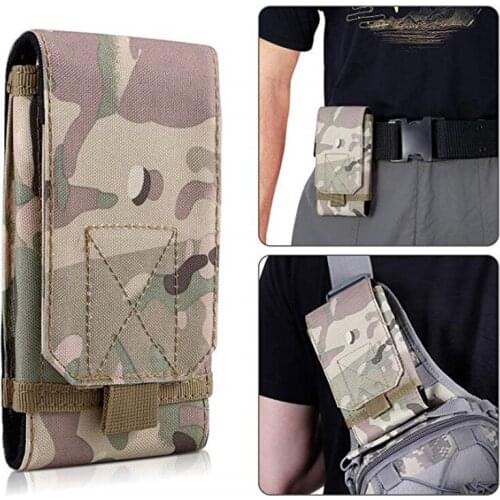Tactical Pouch Military Bag Molle Gear Army Mobile Phone Belt Pouch EDC Security Pack Waist Bag Case Utility Gadget Phone Cover
