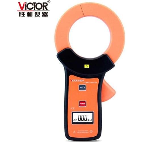 VICTOR 6800 VC6800 High-Precision Clamp AC Leakage Current Meter Clamp Leaker Ammeter Clamp Multimeter,New