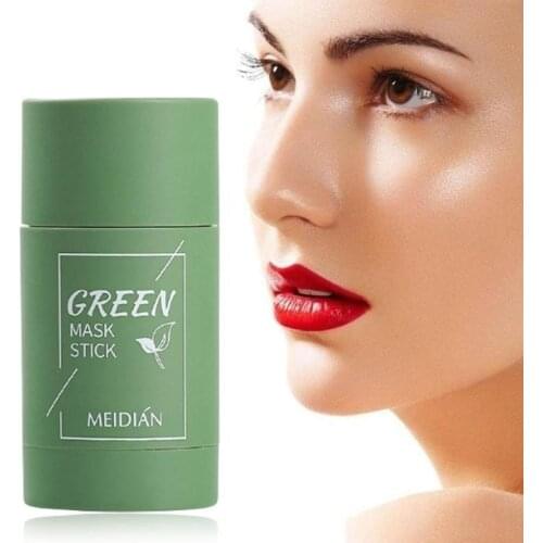 Green Tea Cleansing Clay Stick Mask Acne Cleansing Beauty Skin Green Tea Moisturizing Hydrating Whitening Care Face