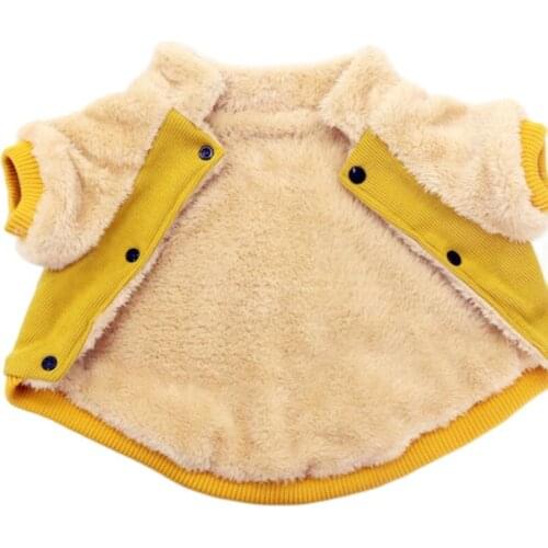 French Bulldog Clothes Winter Frenchie Dog Coat Jacket Pug Clothing Schnauzer Dog Outfit Suede Cashmere Pet Vest Costume Apparel