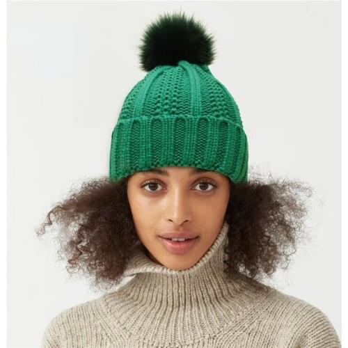 Winter Beanie Hat for Women Men Winter Hat With Pompom Knitted Skullies Hat Unisex Ladies Warm Bonnet Cap Korean Trendy