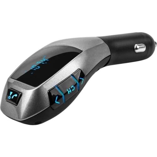 1pcs Fm Transmitter Mp3 Player Usb Handsfree Wireless Bluetooth Car Kit Modulator Play For Smartphone Adapter Radio Music A W4G1