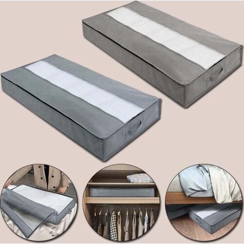 1PC Multifunction Quilt Container Anti Dust Non-Woven Under-Bed Clothes Organizer Home Storage Box