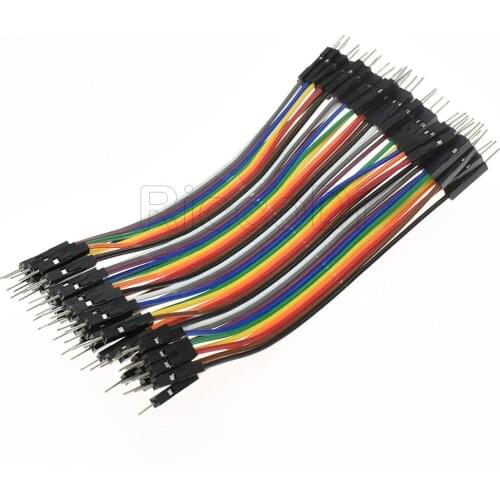 2.54mm spacing pitch 40pin Dupont Jumper Wire Cable10cm male to male 1p-1p For Arduino