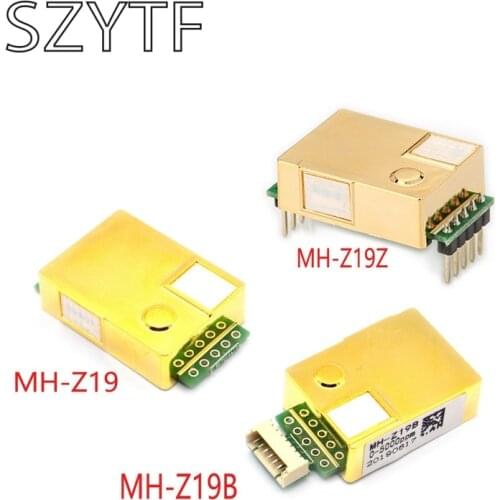 1pcs MH-Z19 MH-Z19B MH-Z19C MH-Z19Z NDIR CO2 Sensor Module infrared co2 sensor 0-5000ppm