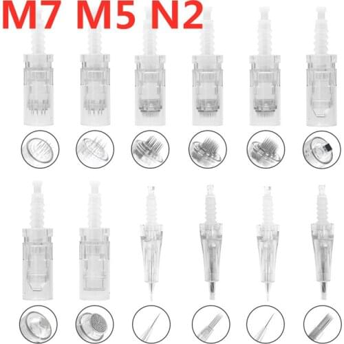 10Pcs/Lot Bayonet Port 1 3 5 7 9 12 36 42 pins Nano Needle Cartridge For MYM Derma Pen Auto Microneedling Electric Derma Pen