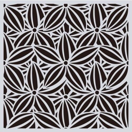 15*15 Geometry Layering Stencils for Diy scrapbook/photo album Decorative Embossing Painting Drawing stencil,home decor