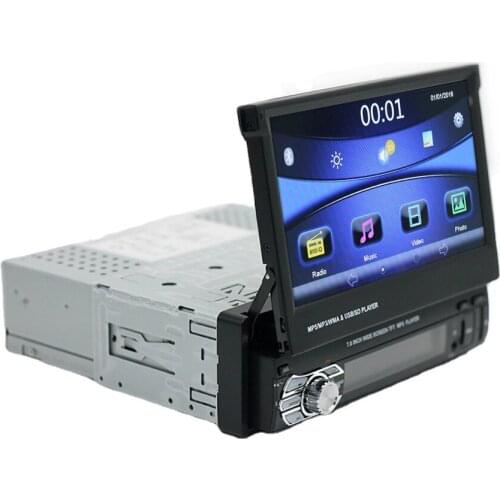 7 Inch Universal Front Panel:Car GPS Navigation 178mm*58mm Wince MP5 Car Radio Stereo Audio With Radio RDS BT Mirror-Link Aux