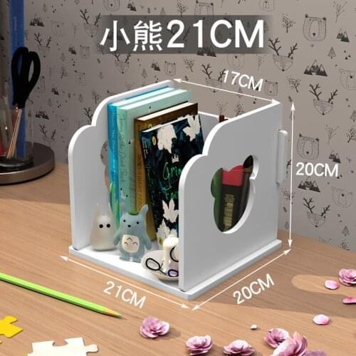 DIY wood file tray filing products magazine organizer desk accessories bookrack study desktop Bookends set