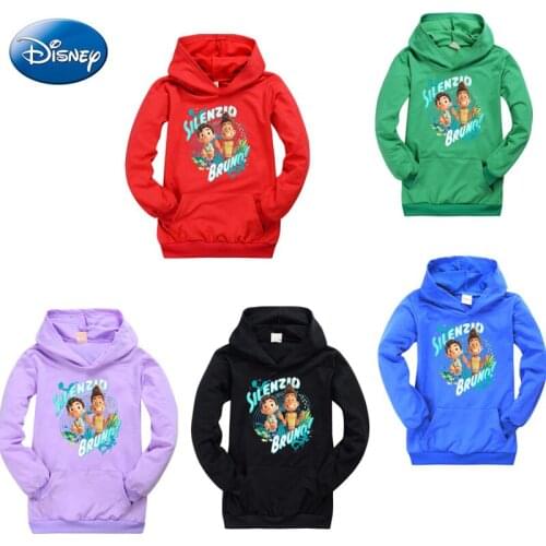 Disney Luca Pixar Print Hoodies Spring Autumn Childrens Sweatshirts Giulia Cartoon Kids Pullover Hoody Clothes Unisex Xmas Gift