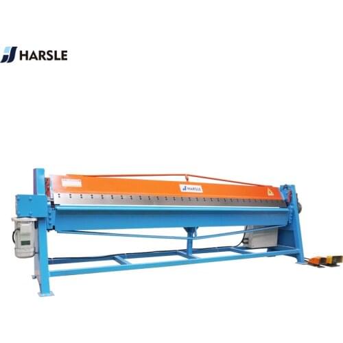 HARSLE 1.5x2500 electric folding machine for duct making