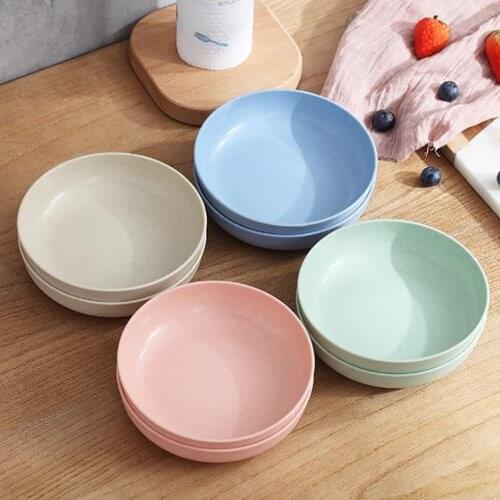 1Pcs Deep dish spit bone dish household Chinese small dish cute small fresh bone dish Nordic dining table garbage dish round