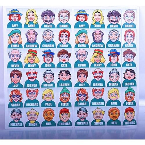 Mini Cartoon Guessing Game Parent-child Interactive Educational Toy