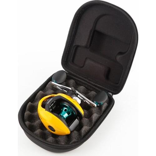 Original Light Strong Fishing Spool Protector Box Spinning Reel Cover Waterproof EVA Wheel Gear Case Storage Bag Sponge Liner