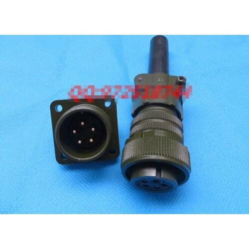 Original new 100% MS3106A-16S-8S 5 core straight 5015 U. S. standard motor aviation plug army standard waterproof connector