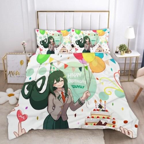 Duvet Cover Large Cartoon Character Bedding Birthday Blessing Duvet Cover Sexy Boys and Girls/queen Double Duvet Cover Beds
