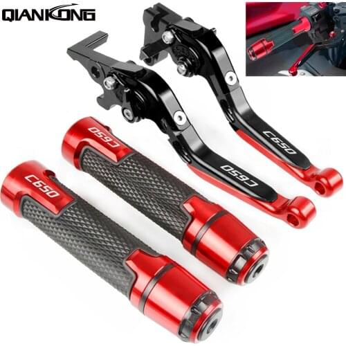 Motorcycle scooter brake Handle CNC Adjustable Brake Clutch Levers knobs Handlebar For BMW C650SPORT c650-sport 2015 2016 2017