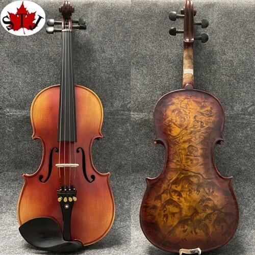 Strad style SONG master birds eye maple wood 4/4 violin,sound clear and melodious #15119