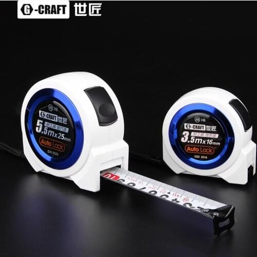 Steel Tape Measure 3/5/7.5/8 Meters Automatic Lock High Precision Designer Carpentry Professional Measurement Tools