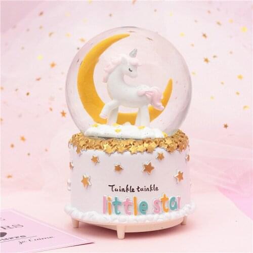 Crystal Ball Music Box Unicorn Idea