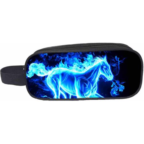 Horse Handbags Space Galaxy Customized Women Men Teenagers Boys Girls Kid Toddler School Casual Pencil case Tote Bag Pouch