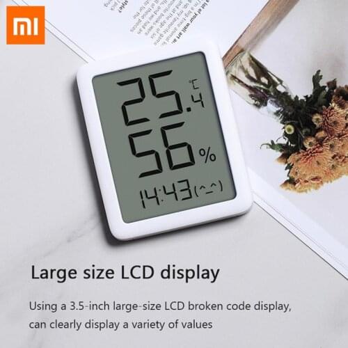 Xiaomi MMC Thermometer E-ink Screen LCD Large Digital display Thermometer Hygrometer Temperature Humidity Sensor