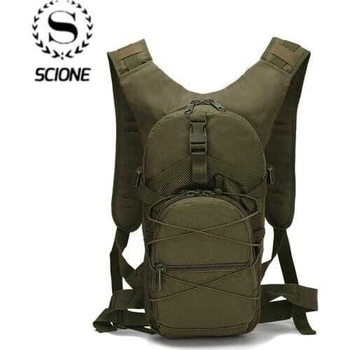 Scione Outside Military Army Green Backpack Waterproof Oxford Casual Camouflage Travel Bag Womens Traveling Backpack Bag